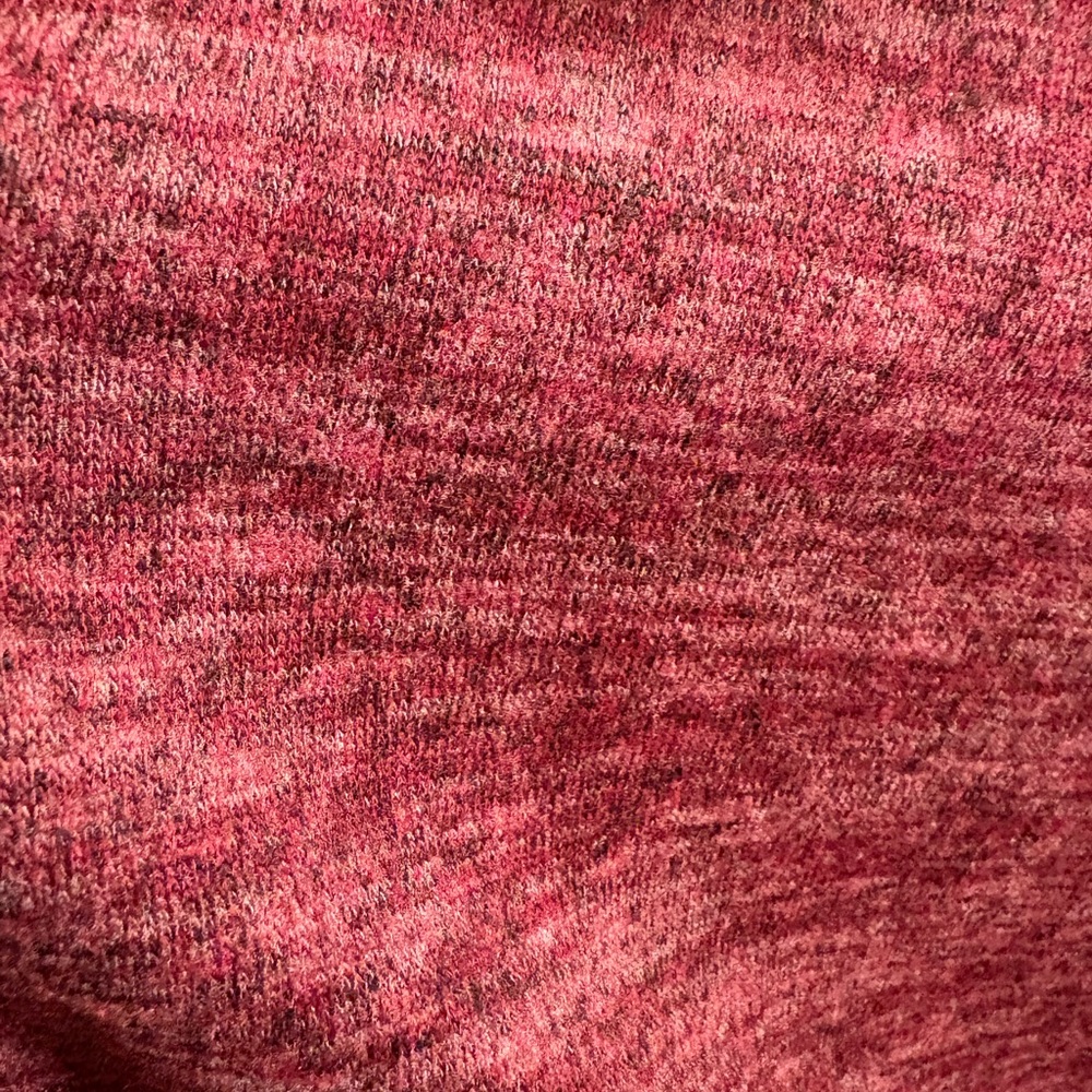 HELLO MIZ Women's Sweater Knit Maternity Dress Cowl Neck Long Sleeve Burgundy L - Picture 7 of 12